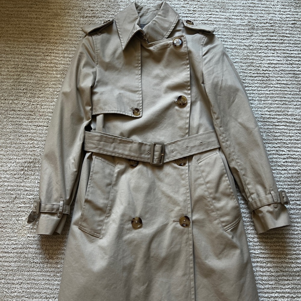 Cotton classic trench coat